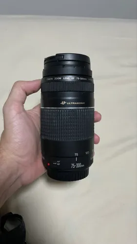 Lente canon ef 75-300mm