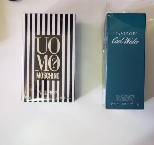 COMBO: Perfumes UOMO Moschino e COOL WATER Davidoff