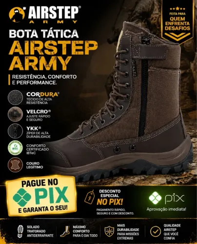 Coturno fuzileiro naval airstep