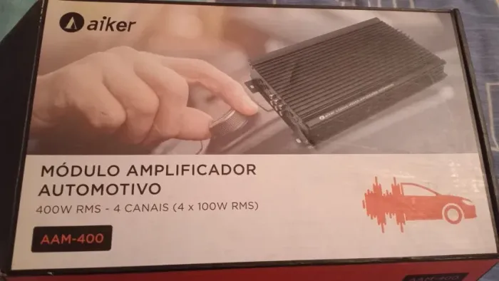 Módulo Automotivo Rms 4 Canais 400w Aiker Pro