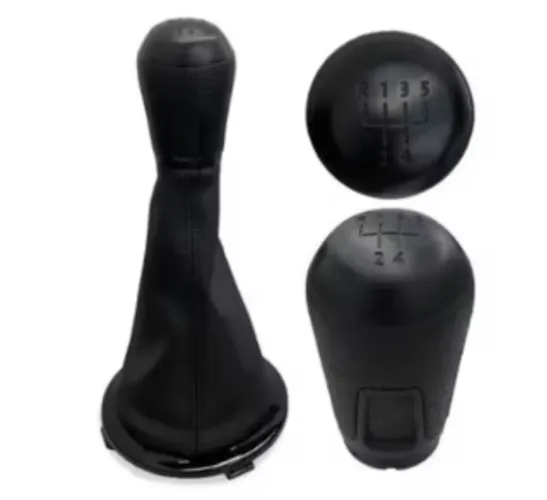 Coifa Manopla Preta Novo + Bola câmbio pra Gol G6, Saveiro, Voyge