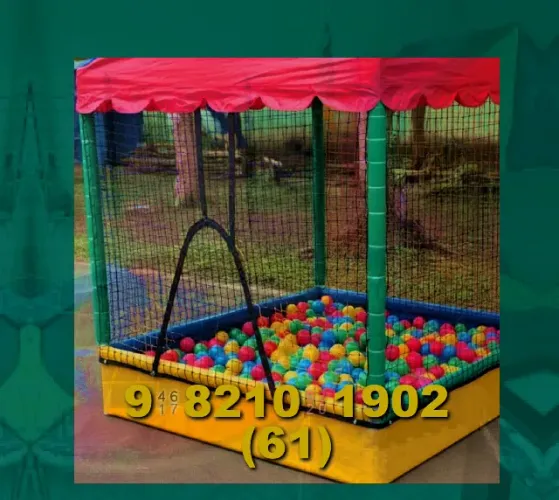 Locação de brinquedos para festas! Diversão garantida! Reserve já e aproveite!