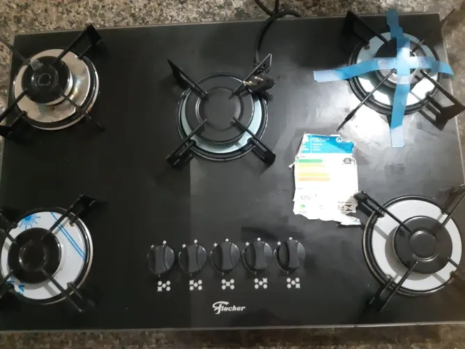 Cooktop Fischer 5 bocas nunca usado