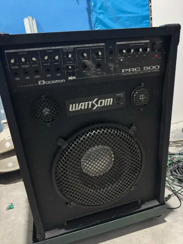 caixa de som amplificada multiuso Wattsom PRC 500 (uma divisão da Ciclotron)