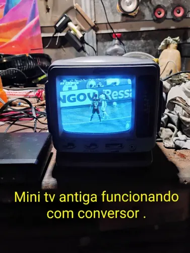 Mini Tv antiga 5 polegadas
