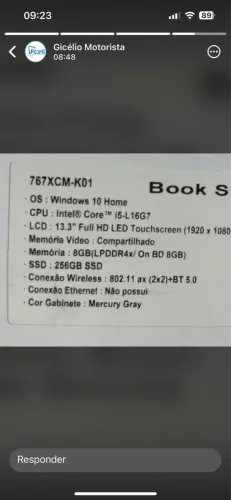 Notebook Samsung book S