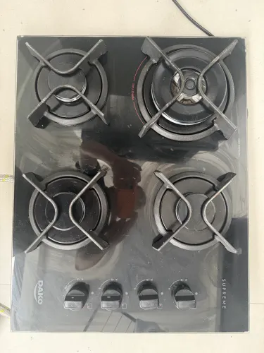 Cooktop 4 bocas DAKO + kit instalação - na garantia