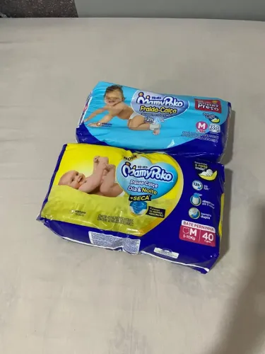 LOTE DE FRALDAS MAMYPOKO ? TAMANHO M