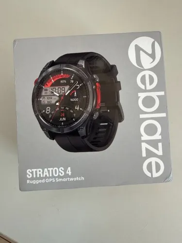SmartWatch Zeblaze Stratos 4 Abyss Black - Pronta Entrega- Novo, Lacrado e Garantia