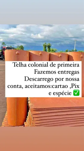 Telha colonial de primeira