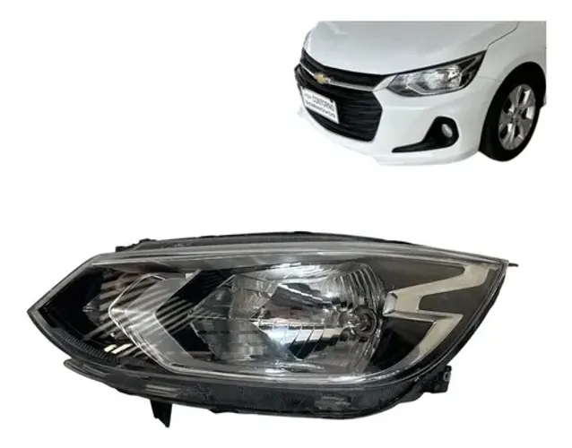Farol Onix 2020 Até 2024 Sem Led Original Esquerdo Original Esquerdo