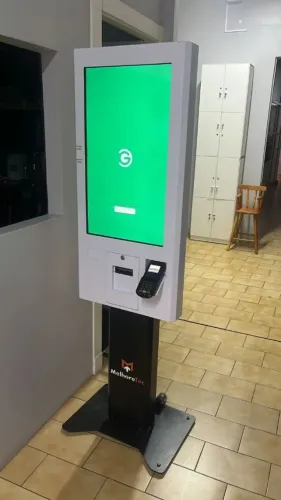 TOTEM DE AUTOATENDIMENTO MELHORETEC - NOVO IDEAL PARA CAFETERIAS