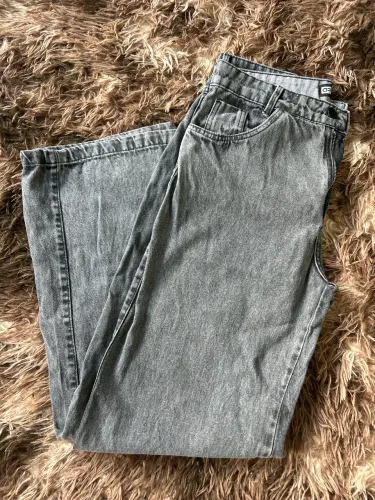 Calça wide leg jeans