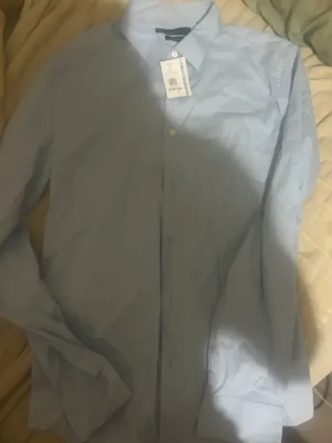 camiseta manga longa, Nova. azul pastel.nunca usada.