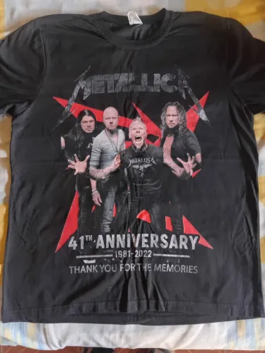 Camisa Metallica 41 Anos - Turnê BR