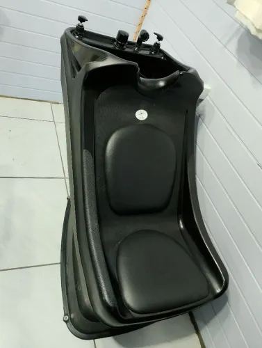 Lavatório e carrinho para salão 