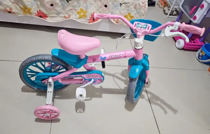 Bicicleta Infantil Aro 12 Nathor com Rodinhas