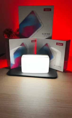 Iluminador Recarregável Ulanzi Vl120 Rgb - 2500k-9000k