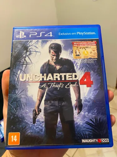 Jogo Uncharted 4 para PS4.
