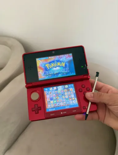 Nintendo 3ds Edição Super Mario 3d land 64 gb + caixa e manuais + muitos jogos