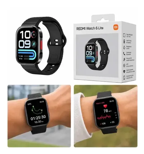 Redmi Watch 6 Lite Preto NOVO COM GARANTIA DE 6 MESES FAZEMOS ENTREGAS