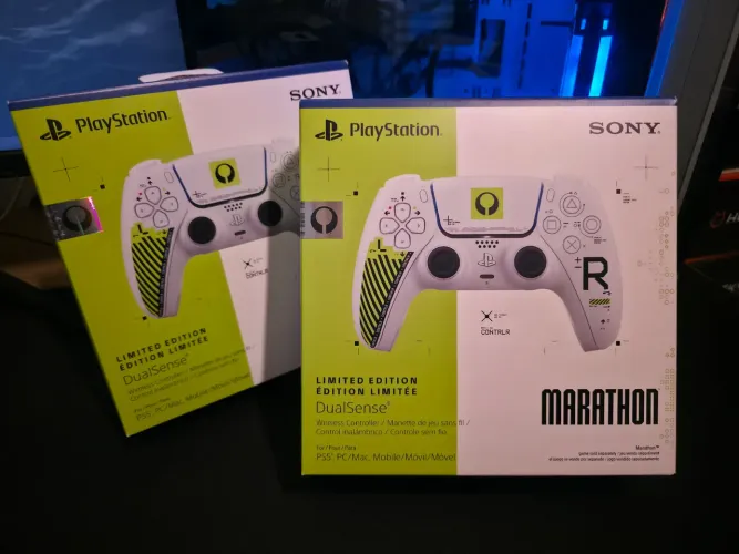 Controle Sem Fio DualSense PS5 Edição Limitada Marathon - Item de Colecionador Lacrado