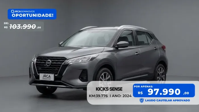 Nissan Kicks Sense 1.6 16V Flex AUT 2024