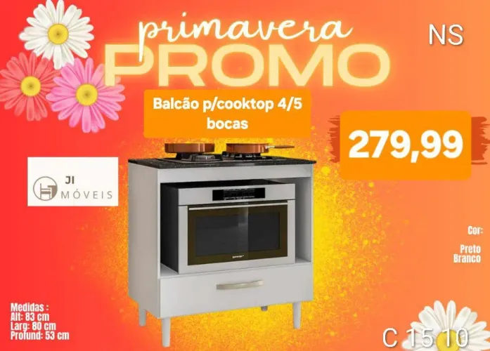 Balcão para Cooktop,pague na entrega