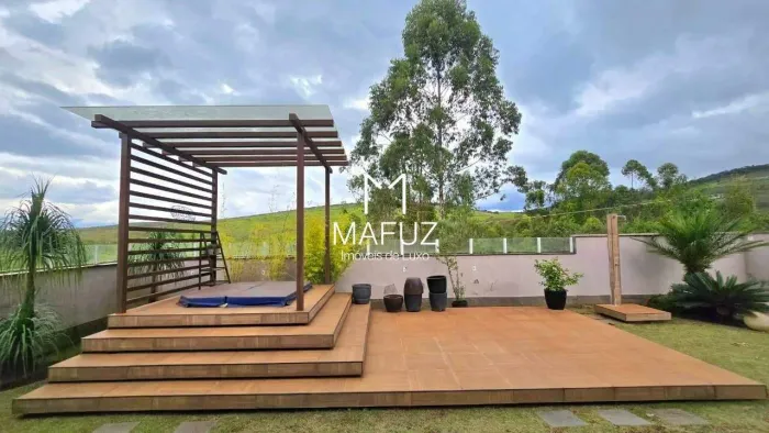 CASA ESPETACULAR DE 6 SUITES E VISTA PARA AS MONTANHAS EM ALPHAVILLE LAGOA DOS INGLESES -