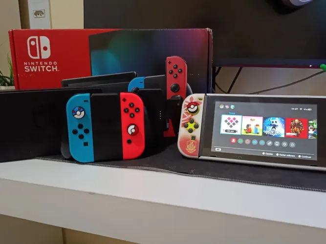 Nintendo switch V2 256gb desbloqueado completo