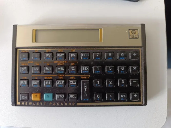 Calculadora HP 12C original - Made in Malaysia - Excelente estado