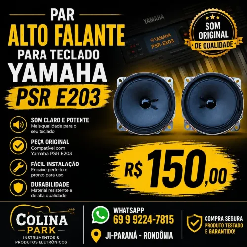 Par Alto falante Teclado Yamaha PSR e203 