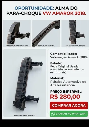 Alma do pára-choque da amarok