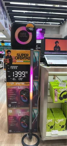 JBL PartyBox Encore Essential + Bastão de Luz JBL | Kit Completo! ?