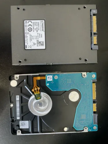 SSD Kingston 120GB + HD Seagate 1TB - SATA