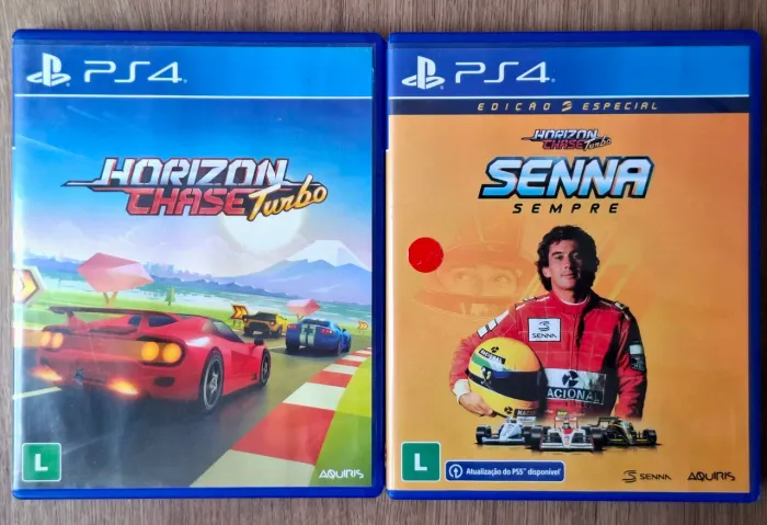 Jogos PS4 Horizon Chase Turbo e Horizon Chase Turbo Senna Sempre