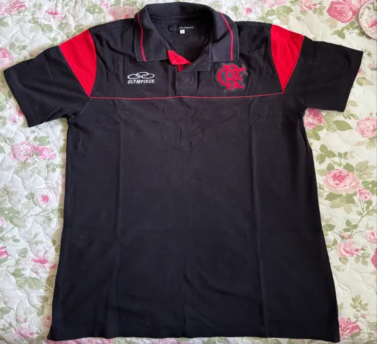 Camisa Polo Flamengo da comissão técnica temporadaq 2010, usada poucas vezes, tamanho G.