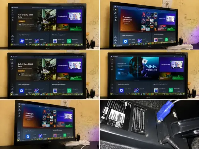 Monitor LG de entrada 60 Ghz, básico porém entrega o que promete, motivo da venda:desapego