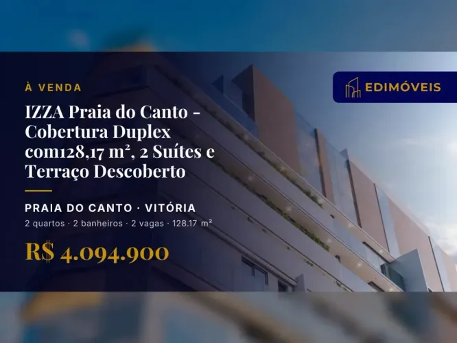 Apartamento 2 suítes em Praia do Canto: conforto e modernidade a poucos passos da praia
