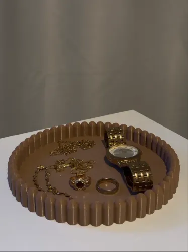 Bandeja de decoração para guardar joias