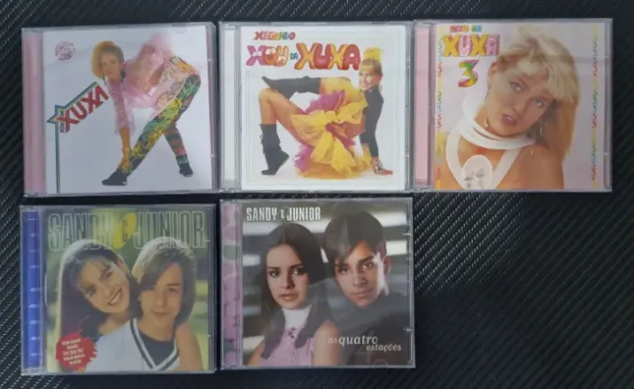 Lote 5 Cds Xuxa E Sandy & Junior Coleção Original