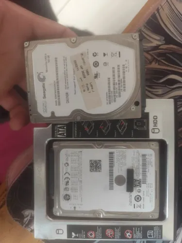 2 HD de not book + case 1 de 160 GB e 60 GB