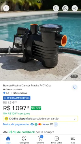 Bomba Dancor 1/2 para piscina
