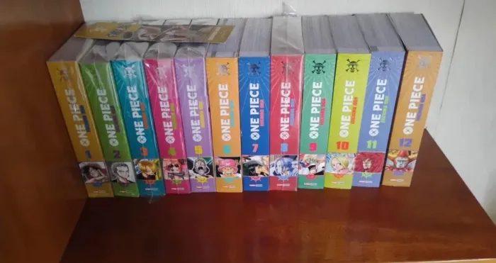 ONE PIECE 3 EM 1 VOLUMES 1 AO 12