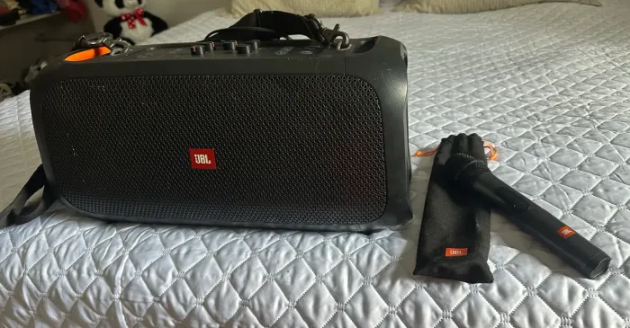 Vendo JBL partybox com microfone
