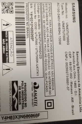 Smartv Samsung 43 4k