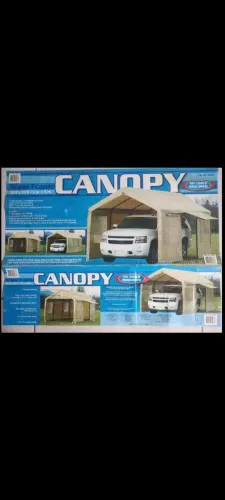 Tenda Garagem Costco 3x6m Estrutura de Aço (Nova) - Importada