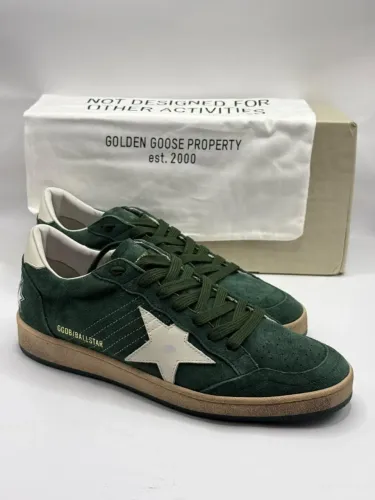 tenis golden goose ballstar verde tam 40