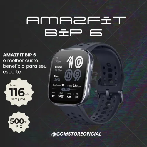 Amazfit BIP 6  - Bride Película proteção 