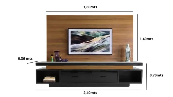 Rack com Painel grande